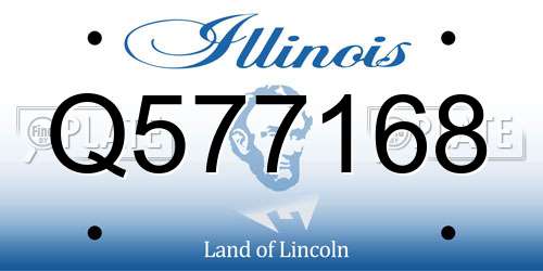 Q577168 Illinois License Plate