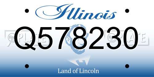 Q578230 Illinois License Plate