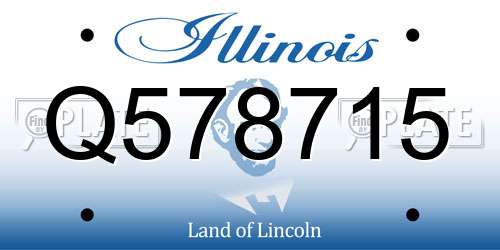 Q578715 Illinois License Plate