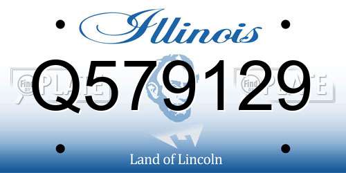 Q579129 Illinois License Plate