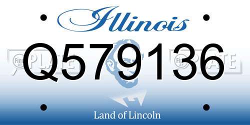 Q579136 Illinois License Plate