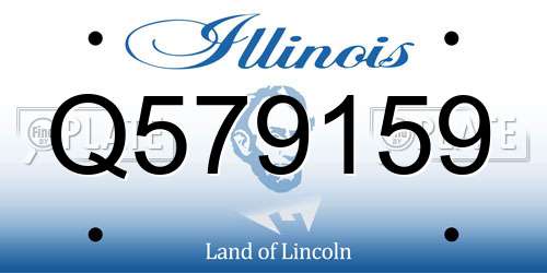 Q579159 Illinois License Plate