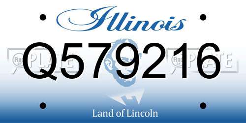 Q579216 Illinois License Plate