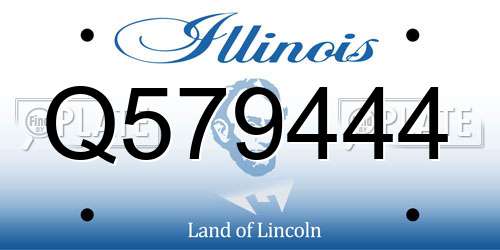 Q579444 Illinois License Plate