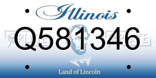 Q581346 Illinois License Plate