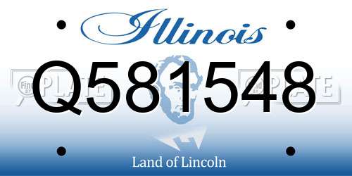 Q581548 Illinois License Plate