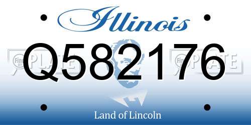 Q582176 Illinois License Plate