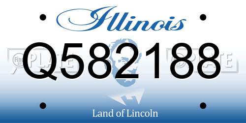 Q582188 Illinois License Plate