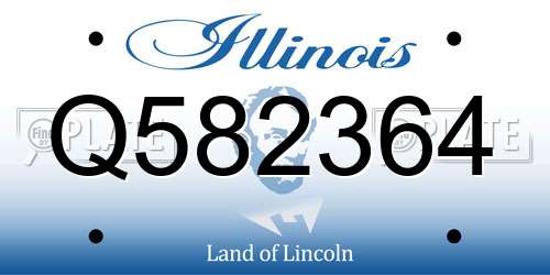 Q582364 Illinois License Plate