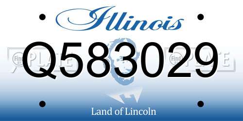 Q583029 Illinois License Plate