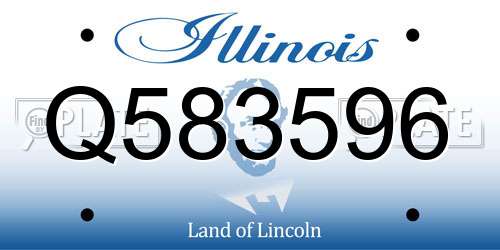 Q583596 Illinois License Plate