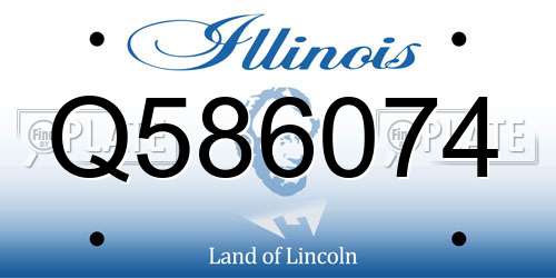 Q586074 Illinois License Plate