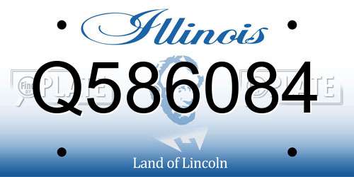 Q586084 Illinois License Plate