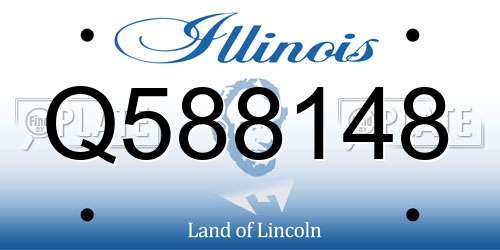 Q588148 Illinois License Plate