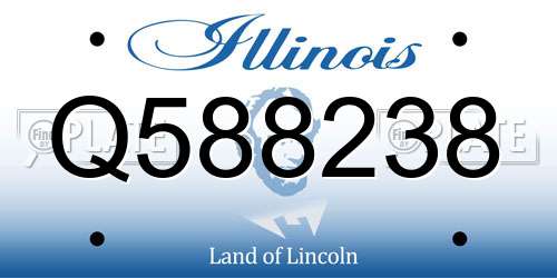 Q588238 Illinois License Plate