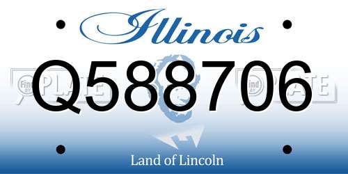 Q588706 Illinois License Plate