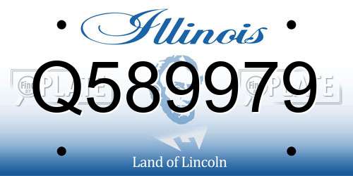 Q589979 Illinois License Plate