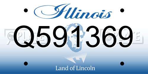Q591369 Illinois License Plate