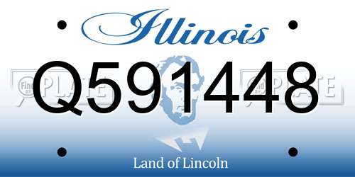 Q591448 Illinois License Plate