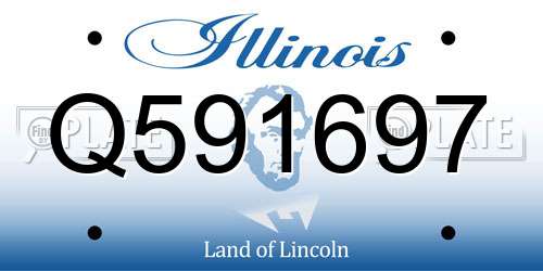 Q591697 Illinois License Plate