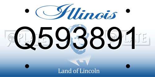 Q593891 Illinois License Plate