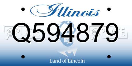 Q594879 Illinois License Plate