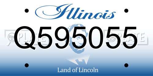 Q595055 Illinois License Plate