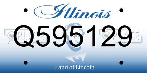 Q595129 Illinois License Plate