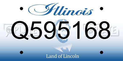 Q595168 Illinois License Plate