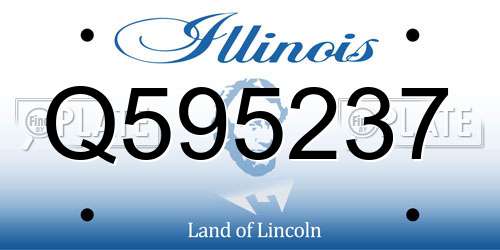 Q595237 Illinois License Plate