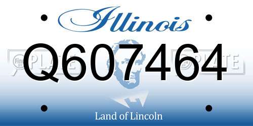 Q607464 Illinois License Plate