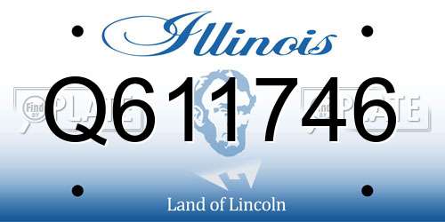 Q611746 Illinois License Plate