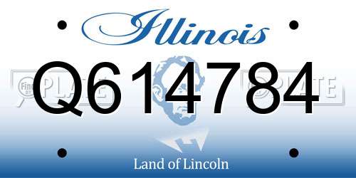 Q614784 Illinois License Plate