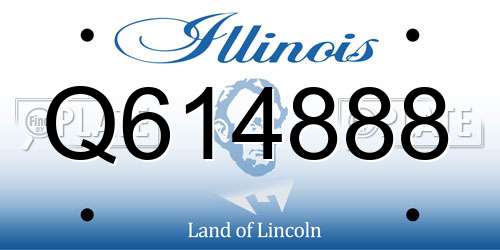 Q614888 Illinois License Plate