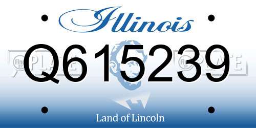 Q615239 Illinois License Plate