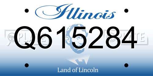 Q615284 Illinois License Plate