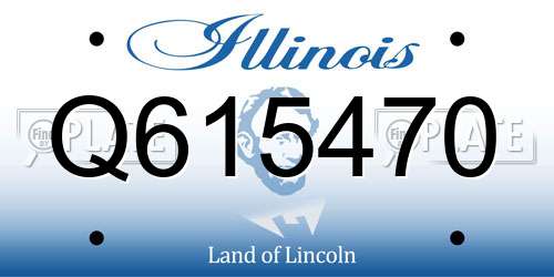 Q615470 Illinois License Plate