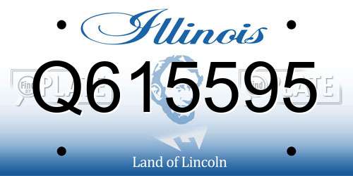 Q615595 Illinois License Plate