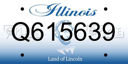 Q615639 Illinois License Plate