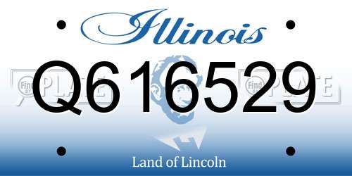 Q616529 Illinois License Plate