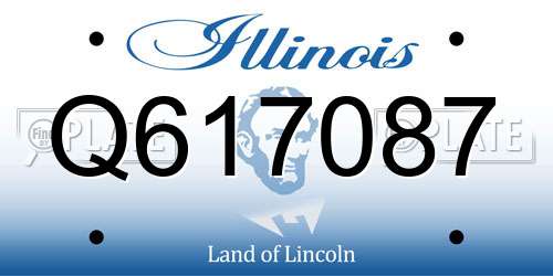 Q617087 Illinois License Plate