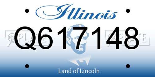 Q617148 Illinois License Plate