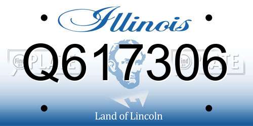 Q617306 Illinois License Plate