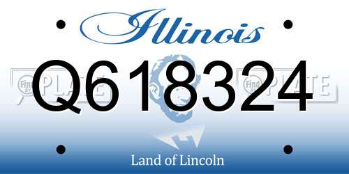 Q618324 Illinois License Plate