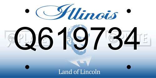 Q619734 Illinois License Plate
