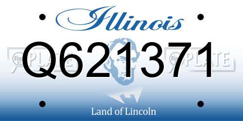Q621371 Illinois License Plate