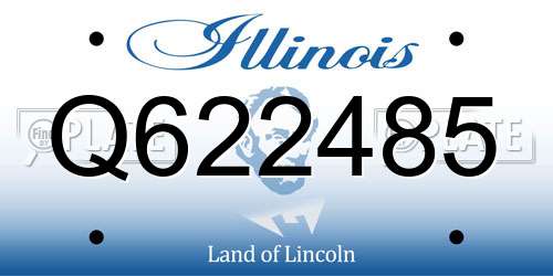 Q622485 Illinois License Plate