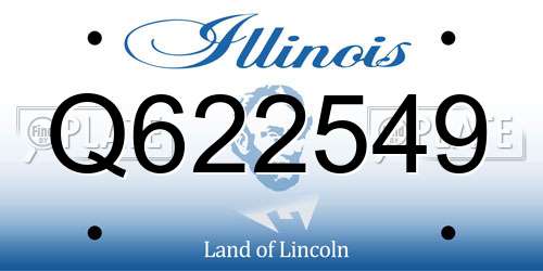 Q622549 Illinois License Plate
