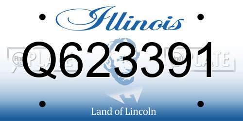 Q623391 Illinois License Plate