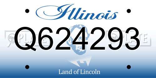 Q624293 Illinois License Plate
